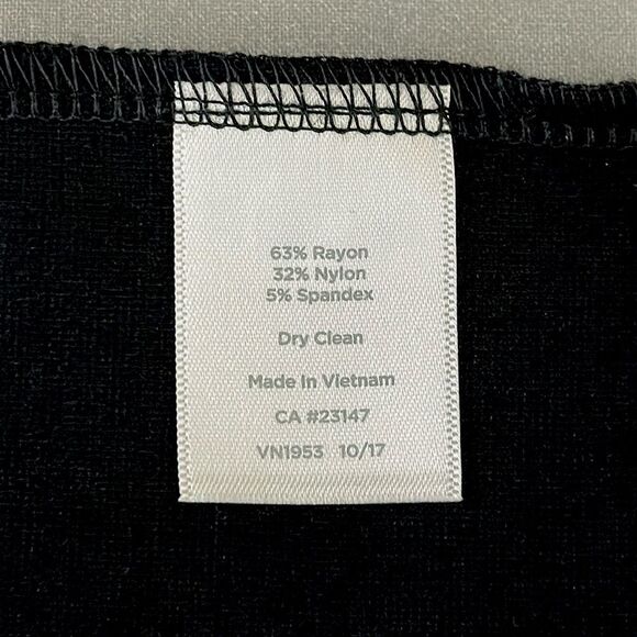 Talbots RSVP Black Sheath Dress Size 12P Sleeveless - Picture 11 of 12